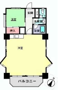 東豊エステート【4階】の間取り