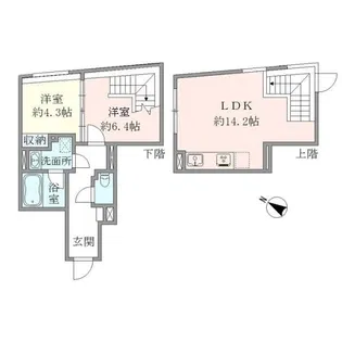 HTピア赤坂【2階】の間取り