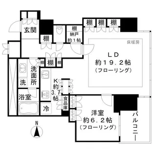 ワールドシティタワーズ・ブリーズタワー【30階】の間取り