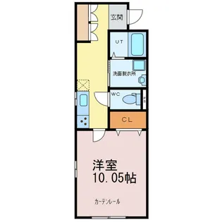 MARE WEST【1階】の間取り