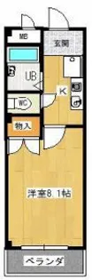 ラ・シャンテ【3階】の間取り