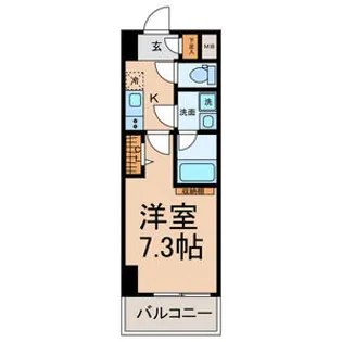 Sun State東海【7階】の間取り
