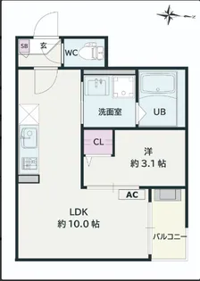 Jack shinkaiⅣ【2階】の間取り