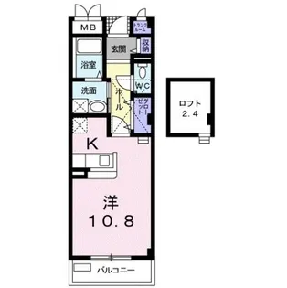 メゾン堂ノ前A【2階】の間取り