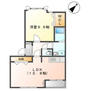 エスポワールⅡ【2階】の間取り
