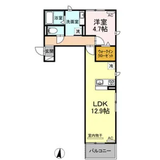 ボナール エヌ【3階】の間取り