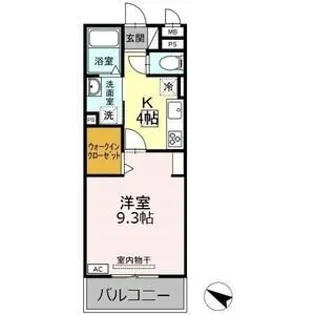 パストラーレ富士松【1階】の間取り