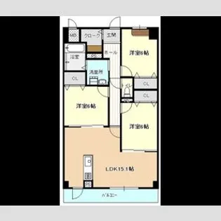 Lupinus【5階】の間取り
