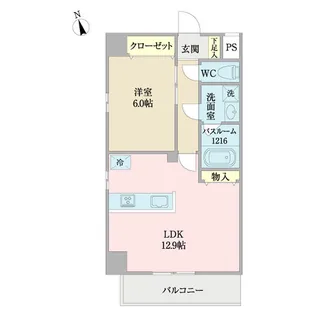 コントレイルりんくう常滑【3階】の間取り