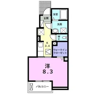 アルシオーネⅡ【1階】の間取り
