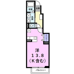 ヴィラグランデ【1階】の間取り