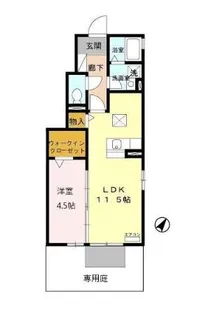エトワール【1階】の間取り
