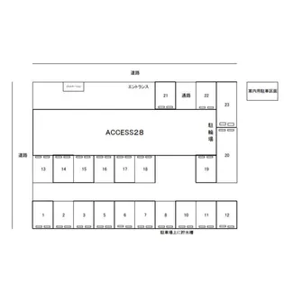 ACCESS28【2階】の間取り