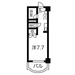 メゾンヴェルテ【4階】の間取り
