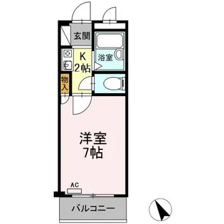 ロベット天王【2階】の間取り
