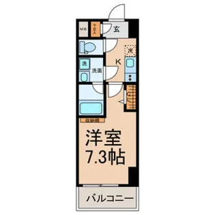 Sun State東海【6階】の間取り