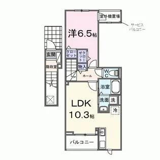 東京都西東京市向台町5丁目【アパート】の間取り
