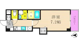 リバーライズ東小橋Ⅱ【203号室】の間取り