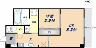 K.bld【302号室】の間取り