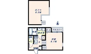 ルーイヒハイム【201号室】の間取り
