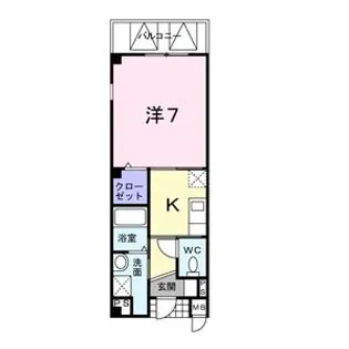 シムリーミナ【401号室】の間取り