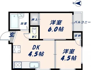 ルモン深江南【7階】の間取り