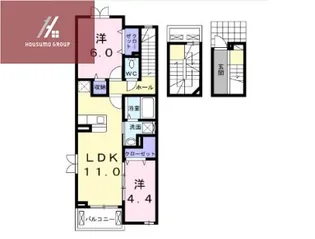 ポルトボヌールⅠ【306号室】の間取り