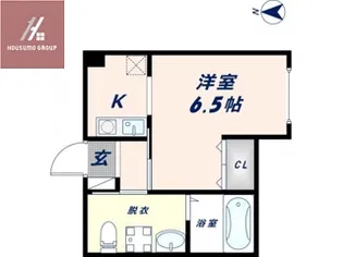 レジア大今里【202号室】の間取り
