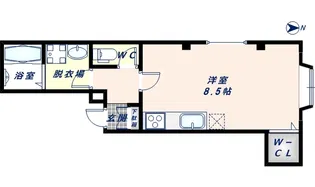 エムズコート【201号室】の間取り