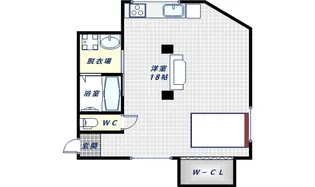 イーストレジデンス永和【5階】の間取り