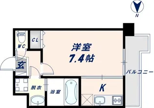 エムプラザ布施駅前参番館【1110号室】の間取り
