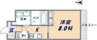 ベルンガーデン巽【2階】の間取り