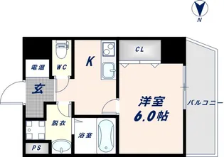 ドエルギャラクシー【4階】の間取り