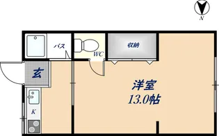 春日苑【102号室】の間取り