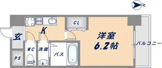 グランパシフィック今里南【503号室】の間取り