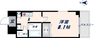 M'プラザ小阪駅前【9階】の間取り