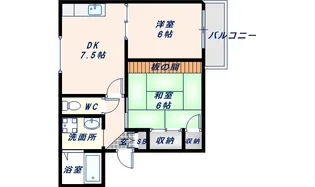 グリーンハイツ吉川【2階】の間取り