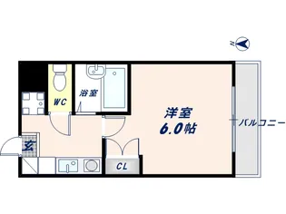 ルビダクオ荒本【502号室】の間取り