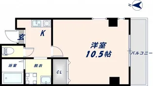 グランパシフィック今里【1階】の間取り