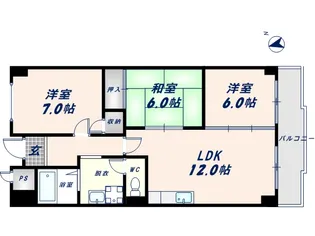 ハイム・カランツ【4階】の間取り