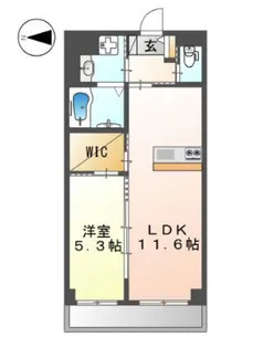 Lakia due 【303号室】の間取り