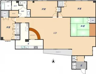 いろは荘【1階】の間取り
