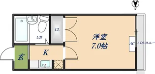 石切CTスクエア【206号室】の間取り