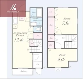 クレベールⅡ番館の間取り