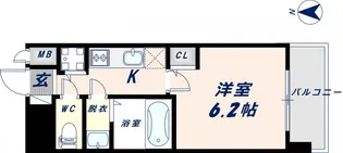 La Douceur北巽【7階】の間取り