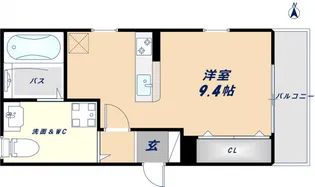 エムズコート松原【2階】の間取り