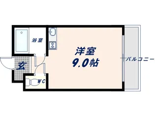 エイチツーオー高井田ビル【4階】の間取り