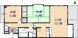 ツールド・オルフェ【201号室】の間取り