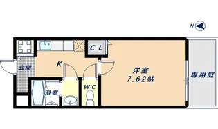 リバーサイド金岡Ⅲ番館【2階】の間取り