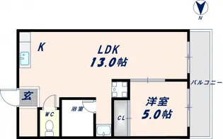 メダリアン巽【308号室】の間取り